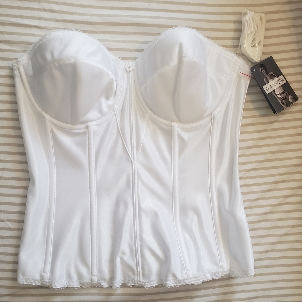 White corset bra/torsolette 34D